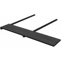 vidaXL Terrasplank 48 st Zwart WPC