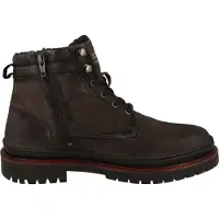 Dockers Veterboots donkergrijs / zilver