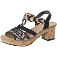Rieker Sandalettes Zwart | Maat: 40