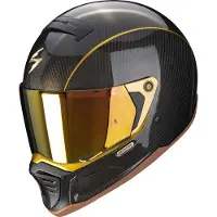 Scorpion EXO-HX1 Carbon Se Zwart-Goud Integraalhelm Maat S