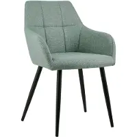 Kick Collection eetkamerstoel Nova - comfortabele stof - groen