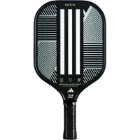 Adidas Pickleball Pickleball paddle - - Match 2024 - Zwart - Ronde vorm - 8.125x15.5 inch - Dikte 14 mm