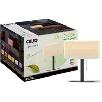 Calex oplaadbare tafellamp | Cascia | 3000K | Dimbaar | IP44 | Zwart