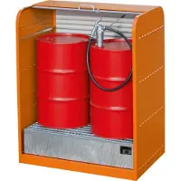 Bauer Rolkast voor gevaarlijke stoffen, Type RSG-1 groen RAL6011