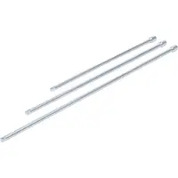 Bgs - Verleng adapter- set van 3 verschillende lengtes - voor doppen 1/4 - 6,3mm - 300 / 380 / 450 mm - BGS92235