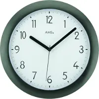 AMS Zendergestuurde wandklok F5845