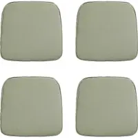 Madison zitkussen wicker panama sage ca. 48x48 cm set van 4