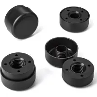 Sotech 8 stuks meubelpoot Hotel, rond, diameter: 50 mm hoogte: verstelbaar 24 - 34 mm