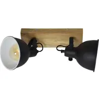 Urban Interiors Plafondspot Woody Double vintage black