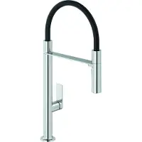 Kludi QORD, eengreeps mengkraan voor spoelbak, flexibele afneembare uitloop, chroom, 1 stuk.