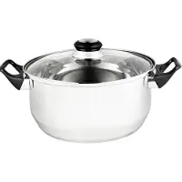 Karl Hausmann RVS Kookpan met Deksel 2.1L - 18cm - Gas & Elektrisch