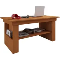 VCM Houten salontafel eenvoudig | Afmetingen ca. H. 52 x B. 115 x D. 58 cm | Woonkamertafel - Kobila