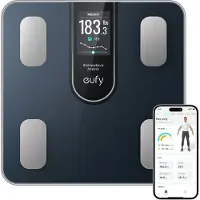 Eufy Smart Scale C20: Bluetooth-weegschaal met TFT-scherm - Meet gewicht - Lichaamsvet - BMI en 16 stats offline - Multi-modi.