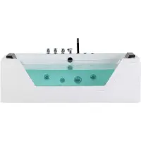 Beliani SAMANA - Whirlpool - Wit - 79 x 174 cm - Acryl