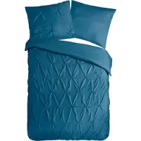 Pure Dekbedovertrek Chesterfield - Donkergroen 240 x 200/220 cm