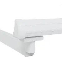 vidaXL Handmatig Inklapbaar Zonnewering Frame Wit 2,5 x 2 m Aluminium