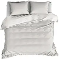 De Witte Lietaer Dekbedovertrek Olivia Sand Satijn-260 x 200 / 220 / 240 cm | Extra Breed
