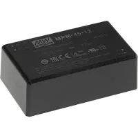 MEAN WELL MPM-45-5 AC/DC-printnetvoeding 5 V/DC 40 W