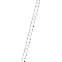 Munk enkele sport ladder, aluminium, draagvermogen 150 kg, sportafstand 280 mm, B 350 mm, 18 sporten