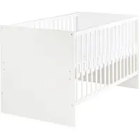Roba Ledikantje Combi-kinderbed Anton, 70x140 cm 3-voudig verstelbaar en uitneembare spijlen (1-delig)