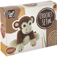Grafix - Haakpakket 15 x 9 x 13,5 cm - Aap
