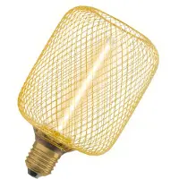 Osram LED lamp E27 | Square 100 | Goud | Decor Straw | 1800K | Dimbaar | 3.5W (16W)