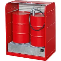 Bauer Rolkast voor gevaarlijke stoffen, Type RSG-1, blauw RAL5012