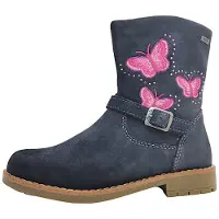 Lurchi fal Kinderschuhe Mädchen Stiefel Reißverschluss Blau Freizeit