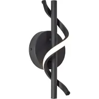 Brilliant Design wandlamp Eunice zwart