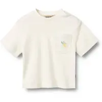 Wheat T-shirt ecru Meisjes Katoen Ronde hals Effen - maat 62