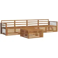 vidaXL Buiten bank set 5 st Naturel Massief Acacia Hout