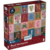 The House of Puzzles Royal Monograms Puzzel 1000 Stukjes