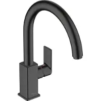 Hansgrohe Keukenmengkraan Vernis Shape M35 Eengreeps Met Draaibare Uitloop Mat Zwart