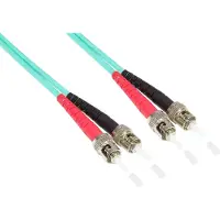 GOOD CONNECTIONS Patchkabel glasvezel, dubbel (duplex), OM3 (multimode, 50/125), ST/ST, 1 meter,