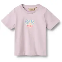 Wheat T-shirt lila Paars Meisjes Katoen Ronde hals Printopdruk - maat 74