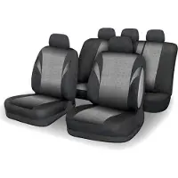 Compass 31679 - Stoelhoevers, set van 9 stuks, POLY, grijs, met airbag-compatibiliteit