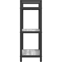 vidaXL Boekenplank 3-laags 56 x 34 x 96 cm Bewerkt hout Grijs Sonoma
