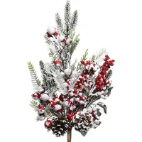 Christmas Decoration Kersttak Spray pe l8xb14xh 50cm groen