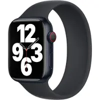 Apple Siliconen solobandje voor de Watch | 38/40/41/42 mm - Maat 6 - Midnight