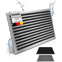 Bomoe AluGant XXL Aluminium Deurmat 60x90 cm Vloermat Antislip Buiten & Binnen Roestvrij Weerbestendig