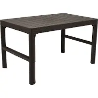 Allibert by KETER - Tuintafel - Rattan Lyonbruin | 116cm