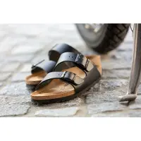 Birkenstock ARIZONA BIRKO-FLOR BLACK NARROW-43(4013871035022)