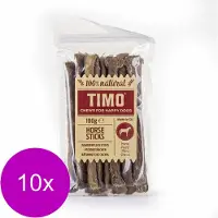 Timo Sticks 100 g - Hondensnacks - 10 x Paardenvlees
