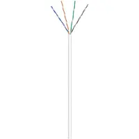 Wentronic CAT 6 network cable, U/UTP, white 100 m