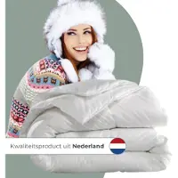 Zavelo - Dik Hollands Donzen Dekbed - 4-Seizoenen Dekbed - Warmteklasse 1 - Extra Dik - Heerlijk Warm - 1-persoons (140x200 cm)