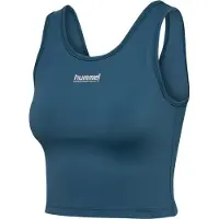 Hummel Sporttop 'Hiit Intensity' saffier / lichtgrijs
