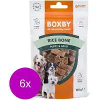 Boxby Proline Rice Bone - Hondensnacks - 6 x Beender Rijst 100 g