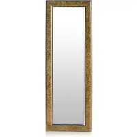 Casa Chic Norwich spiegel houten lijst 130 x 45 cm mozaïek-design