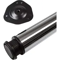 Sotech 1 stu Tafelpoot hoogte 870 mm Ø 76 / 80 mm staal verchroomd belastbaar tot 75 kg Meubelpoot met 32 mm hoogteverstelling