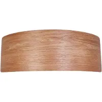 LINDBY Wandlamp Rafailia, hout donker, Woon-/ Eetkamer, Hout, Landelijk, Wandlamp hout